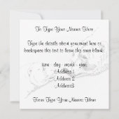 Beer Uitnodigingen Speciaal Polair Beer Kaart (Achterkant)