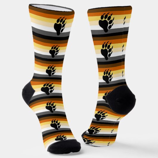Beer Ursine Gemeenschap Gay Pride Sokken (Gebogen)