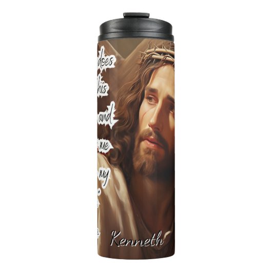 Beer uw kruis, discipel thermosbeker (Voorkant)