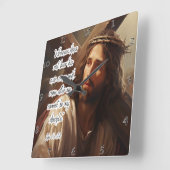 Beer uw kruis, discipel vierkante klok (Hoek)