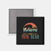 Beer Vader Grappig Heren Vaderdag Cadeau-idee  Magneet (Voorkant / Achterkant)