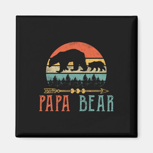 Beer Vader Grappig Heren Vaderdag Cadeau-idee  Magneet (Voorkant)