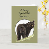 Beer Vaderdag Humor voor speciale bejaardvader Kaart (Gele Bloem)