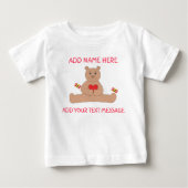 Beer Valentijn Baby T-shirt (Voorkant)