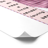 Beer van aanbesteding poster (Hoek)