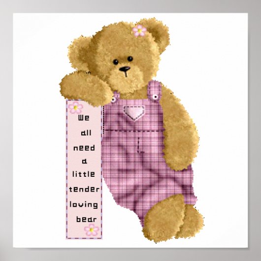 Beer van aanbesteding poster (Voorkant)