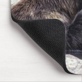 Beer van Beauful Brown Grizzly Muismat (Hoek)