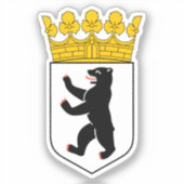 Beer van Berlijn Sticker (Voorkant)