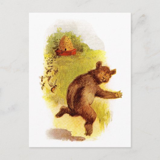 Beer van bijen briefkaart (Voorkant)
