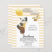 Beer van Birthday Panda met Waterverf van de Balti (Voorkant / Achterkant)