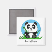 Beer van Black and White Panda Magneet (Voorkant / Achterkant)