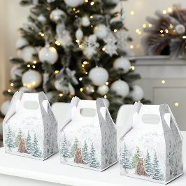 Beer van bossen bedankdoosjes