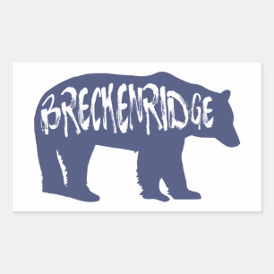 Beer van Breckenridge Colorado Rechthoekige Sticker
