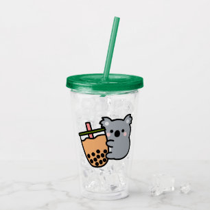Beer van Bubble Tea en Koala Acryl Drinkbeker