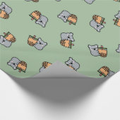Beer van Bubble Tea en Koala Cadeaupapier (Hoek)