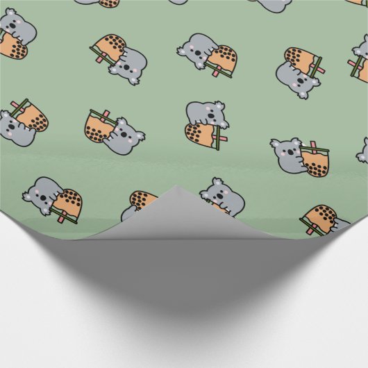 Beer van Bubble Tea en Koala Cadeaupapier (Hoek)