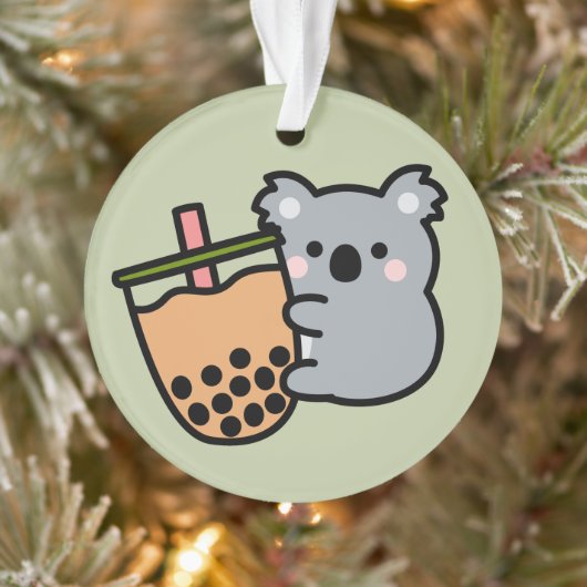 Beer van Bubble Tea en Koala Ornament (Boom)