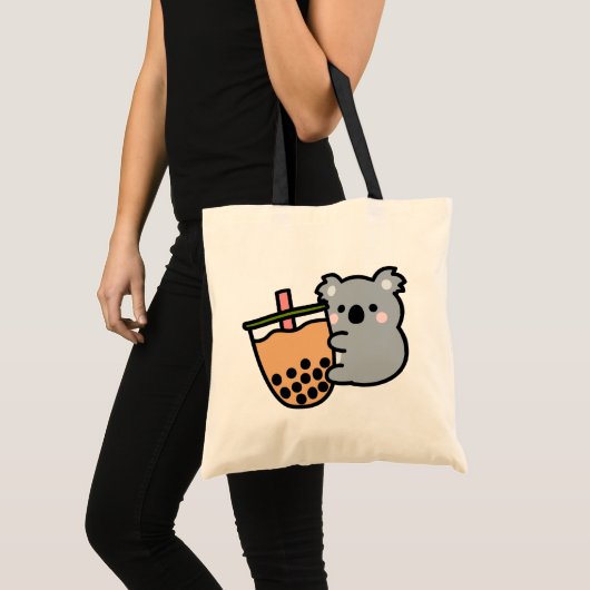 Beer van Bubble Tea en Koala Tote Bag (Voorkant (product))