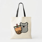 Beer van Bubble Tea en Koala Tote Bag (Voorkant)