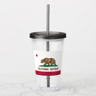 Beer van Californië: Cali Golden State Acryl Drinkbeker
