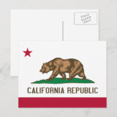Beer van Californië: Cali Golden State Briefkaart (Voorkant / Achterkant)