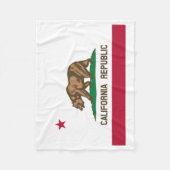 Beer van Californië: Cali Golden State Fleece Deken (Voorkant)