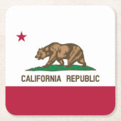 Beer van Californië: Cali Golden State Kartonnen Onderzetters (Voorkant)