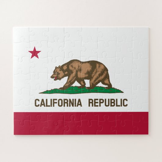 Beer van Californië: Cali Golden State Legpuzzel (Horizontaal)