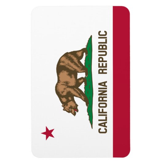 Beer van Californië: Cali Golden State Magneet (Verticaal)