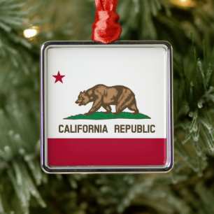 Beer van Californië: Cali Golden State Metalen Ornament