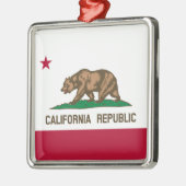 Beer van Californië: Cali Golden State Metalen Ornament (Links)
