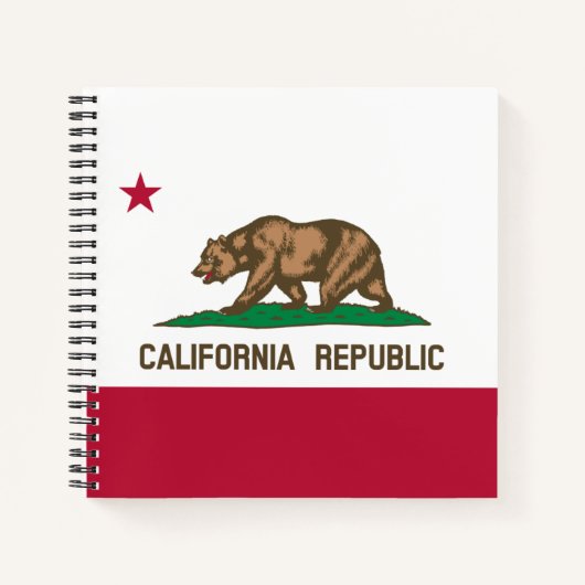Beer van Californië: Cali Golden State Notitieboek (Voorkant)