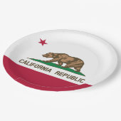 Beer van Californië: Cali Golden State Papieren Bordje (Gekanteld)