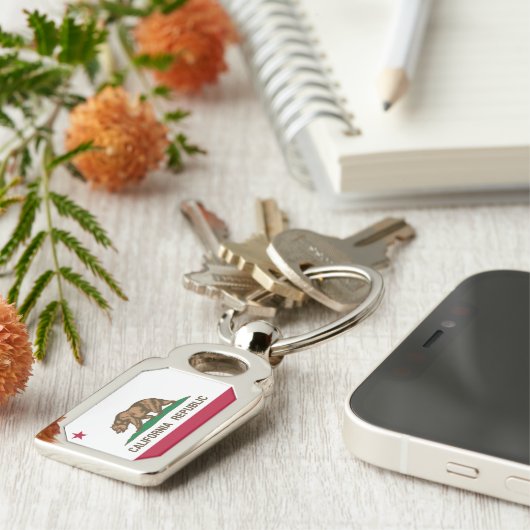 Beer van Californië: Cali Golden State Sleutelhanger (Zijkant)