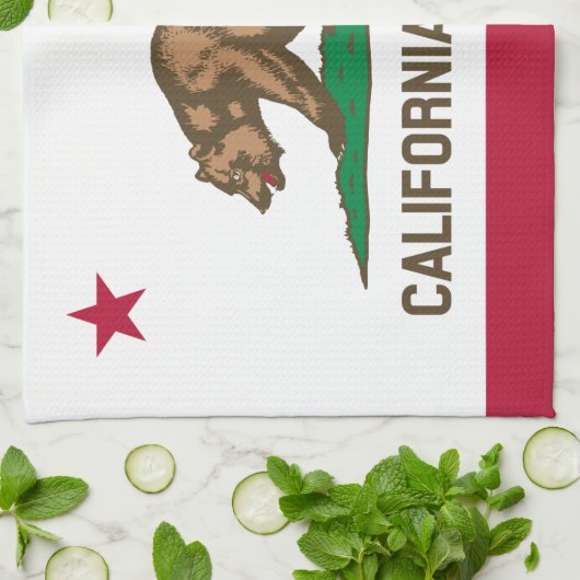 Beer van Californië: Cali Golden State Theedoek (Gevouwen)