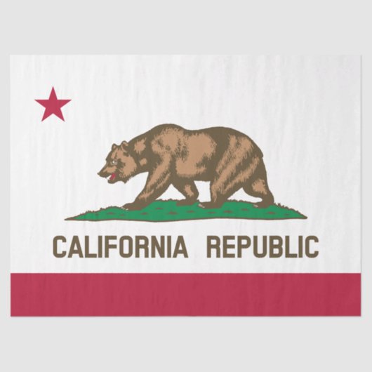 Beer van Californië: Cali Golden State Tissuepapier (Voorkant)