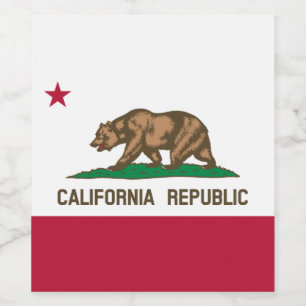 Beer van Californië: Cali Golden State Wijn Etiket
