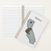 Beer van Californië | Waterverf Notitieboek | 5.5  (Binnen)