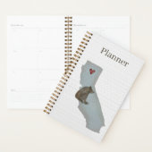 Beer van Californië | Waterverf Planner | 5.5 x 8. (Display)