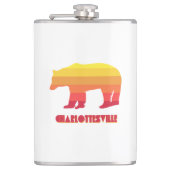 Beer van Charlottesville Virginia Rainbow Heupfles (Voorkant)