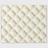 Beer van Cudly Polar Cadeaupapier (Vlak)