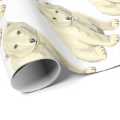 Beer van Cudly Polar Cadeaupapier (Rol Hoek)