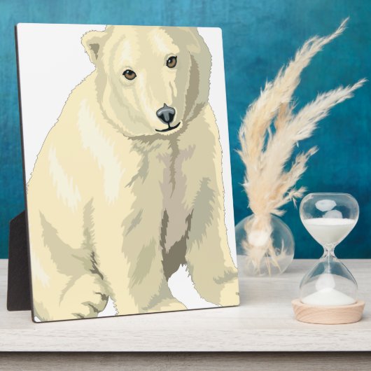 Beer van Cudly Polar Fotoplaat (Zijkant)