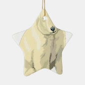 Beer van Cudly Polar Keramisch Ornament (Rechts)