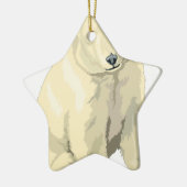 Beer van Cudly Polar Keramisch Ornament (Links)
