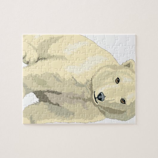 Beer van Cudly Polar Legpuzzel (Horizontaal)