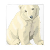 Beer van Cudly Polar Notitieblok (Voorkant)