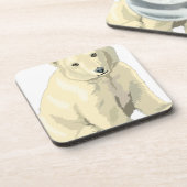 Beer van Cudly Polar Onderzetter (Linkerzijde)