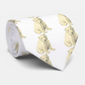Beer van Cudly Polar Stropdas (Opgerold)