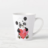 Beer van Cute en Loving Panda Latte Mok (Rechts)